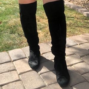 Over the Knee Suede Boots